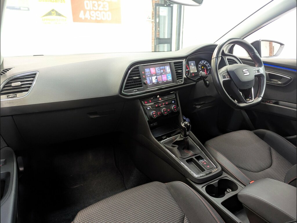 Seat Leon 2.0 Tdi Fr Technology Hatchback CV68JPJ Black #6