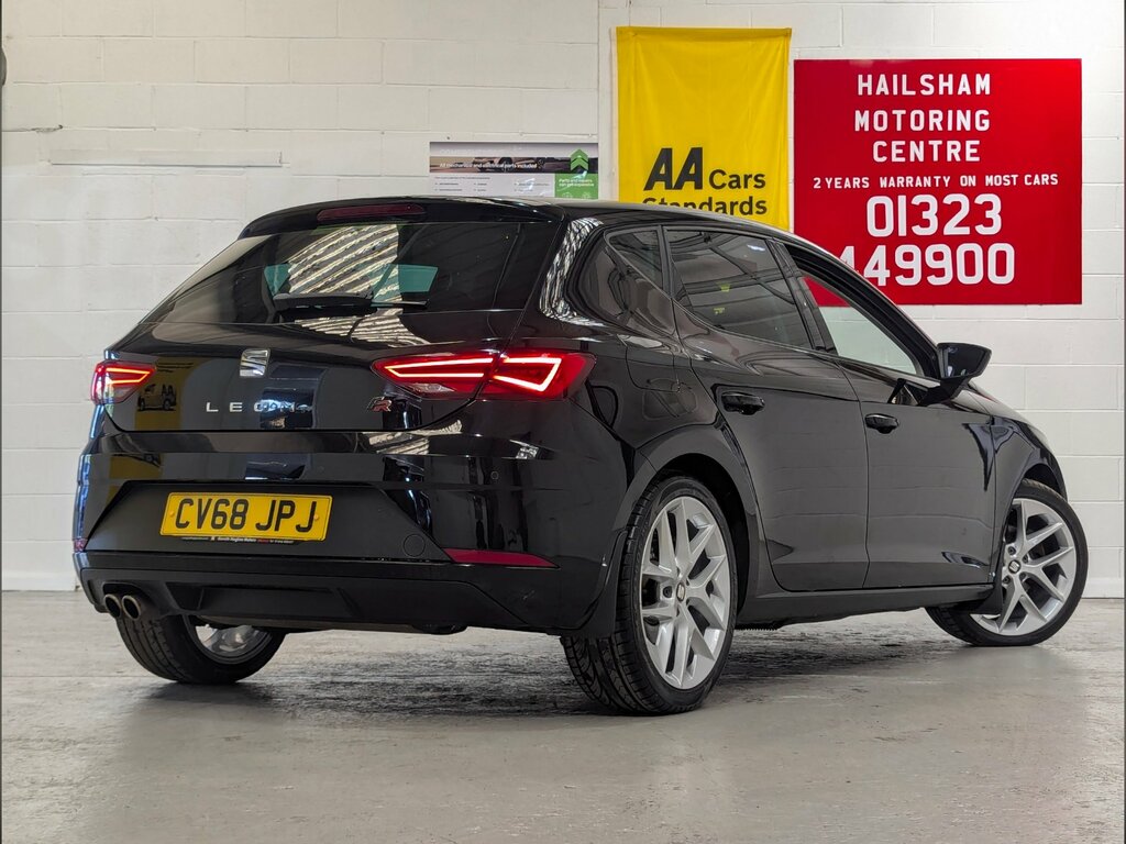 Seat Leon 2.0 Tdi Fr Technology Hatchback CV68JPJ Black #5