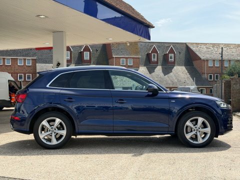Audi Q5 Tdi Quattro S Blue #4