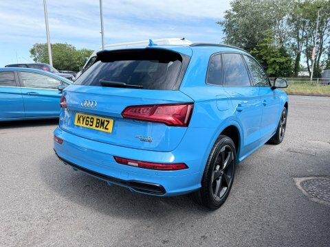 Audi Q5 Tdi Quattro Black KY69BMZ Blue #6