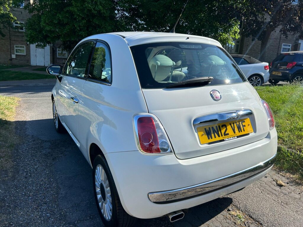 Fiat 500 1.2 Lounge Euro 5 Ss WN12VWF White #4