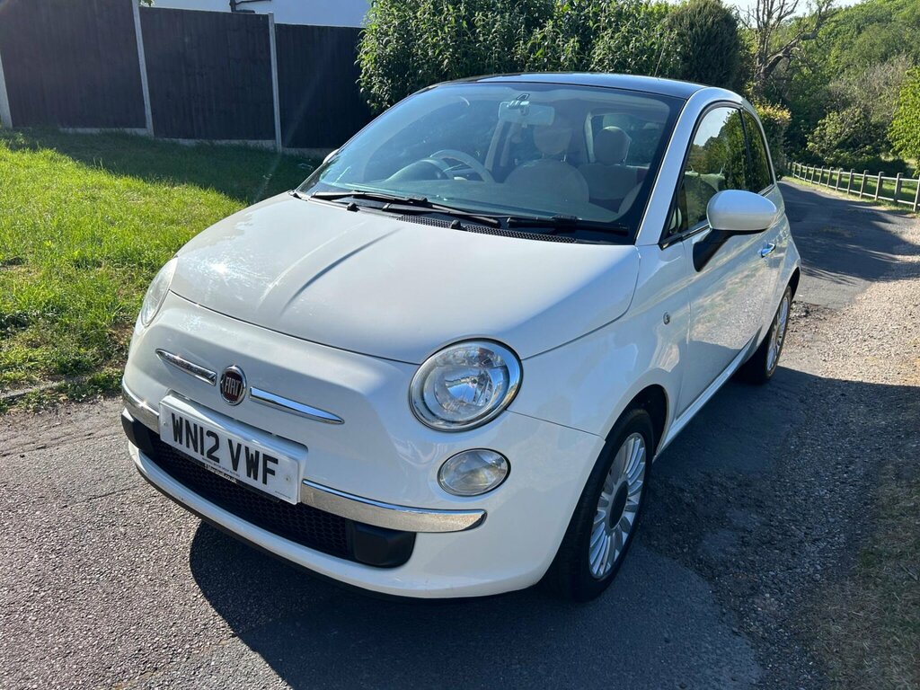 Fiat 500 1.2 Lounge Euro 5 Ss WN12VWF White #2