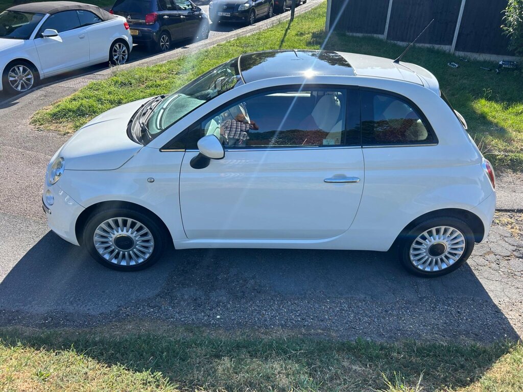 Fiat 500 1.2 Lounge Euro 5 Ss WN12VWF White #5