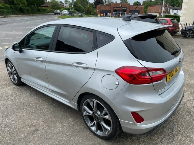 Ford Fiesta 2021 1.0T Ecoboost Mhev St-line X Edition Hatchbac EO21KZJ Silver #4
