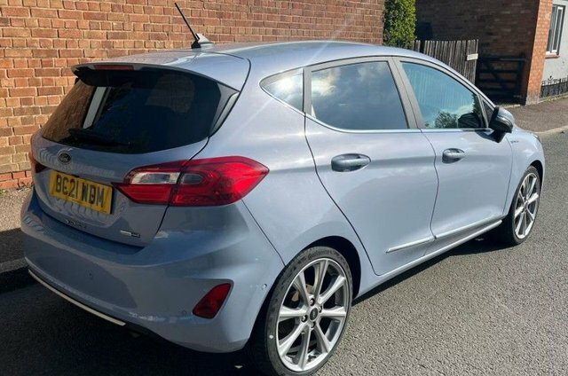 Ford Fiesta 2021 1.0T Ecoboost Mhev Vignale Edition Hatchback BC21WDM Blue #2