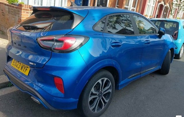 Ford Puma 2023 1.0T Ecoboost Mhev St-line Suv Hyb EO23WYF Blue #2