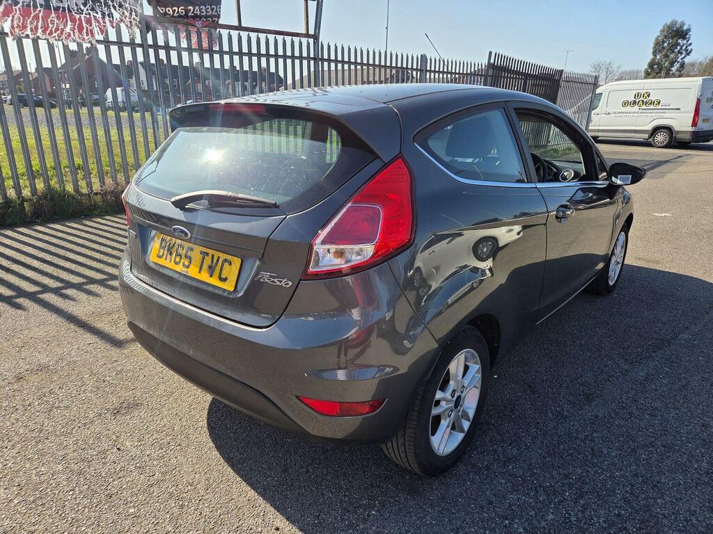 Ford Fiesta Hatchback 1.0T Ecoboost Zetec Euro 6 Ss 20 BK65TVC Grey #3