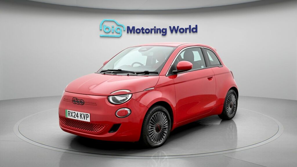 Fiat 500E Red Red #3