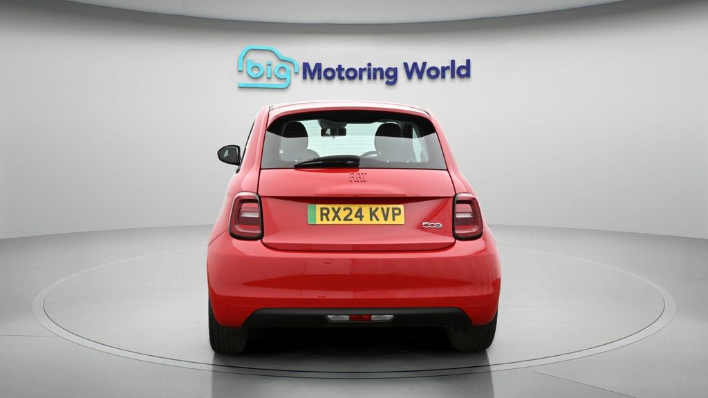 Fiat 500E Red Red #6