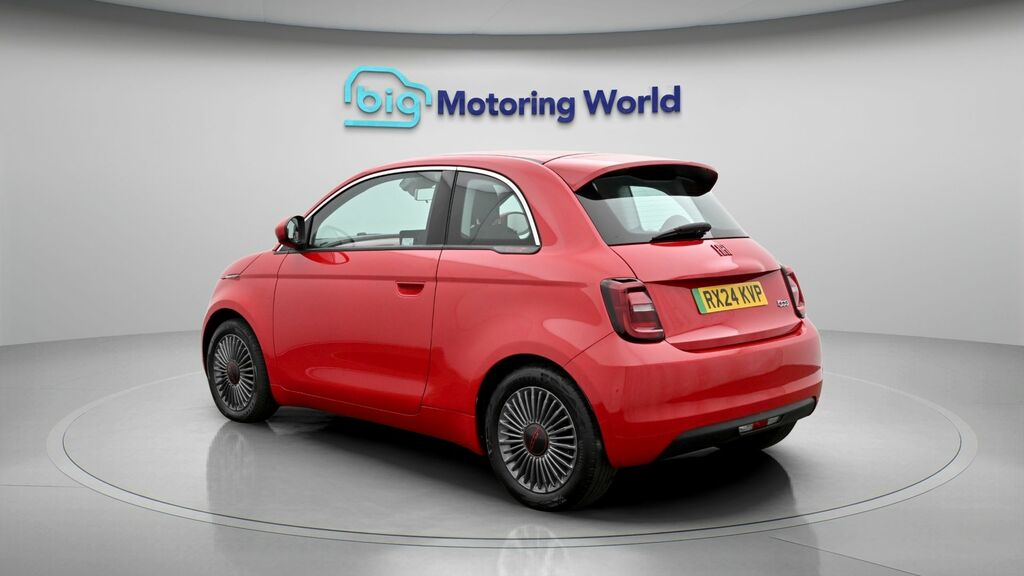 Fiat 500E Red Red #5
