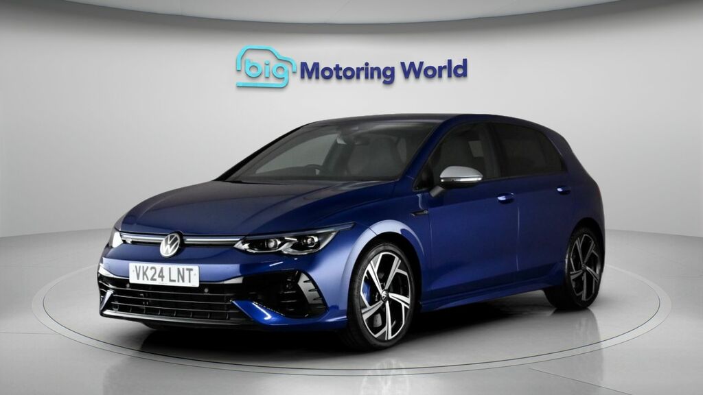 Volkswagen Golf R Blue #4