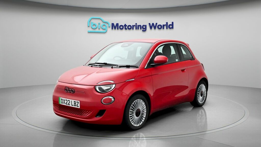 Fiat 500E Red Red #3