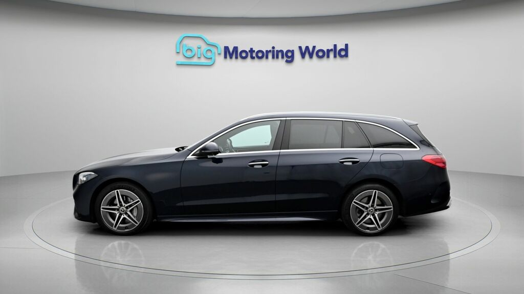 Mercedes-Benz C Class Amg Line FV72KYG Blue #4