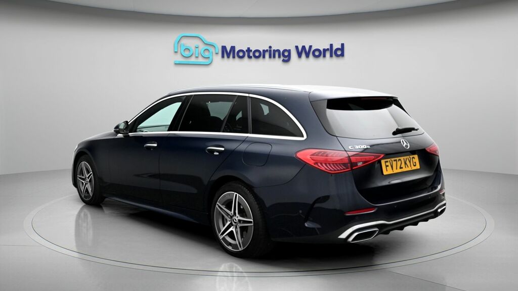 Mercedes-Benz C Class Amg Line FV72KYG Blue #5