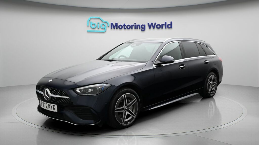 Mercedes-Benz C Class Amg Line FV72KYG Blue #3