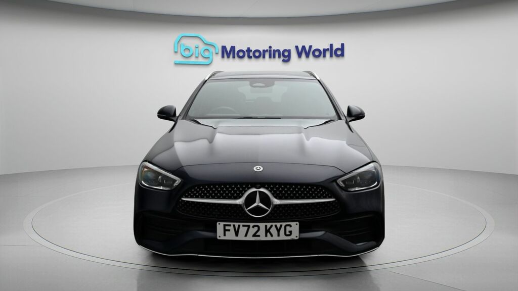 Mercedes-Benz C Class Amg Line FV72KYG Blue #2