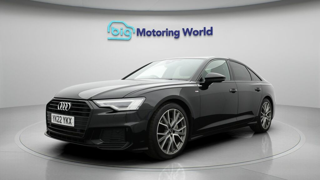 Audi A6 Saloon Black Edition YK22YKX Black #3