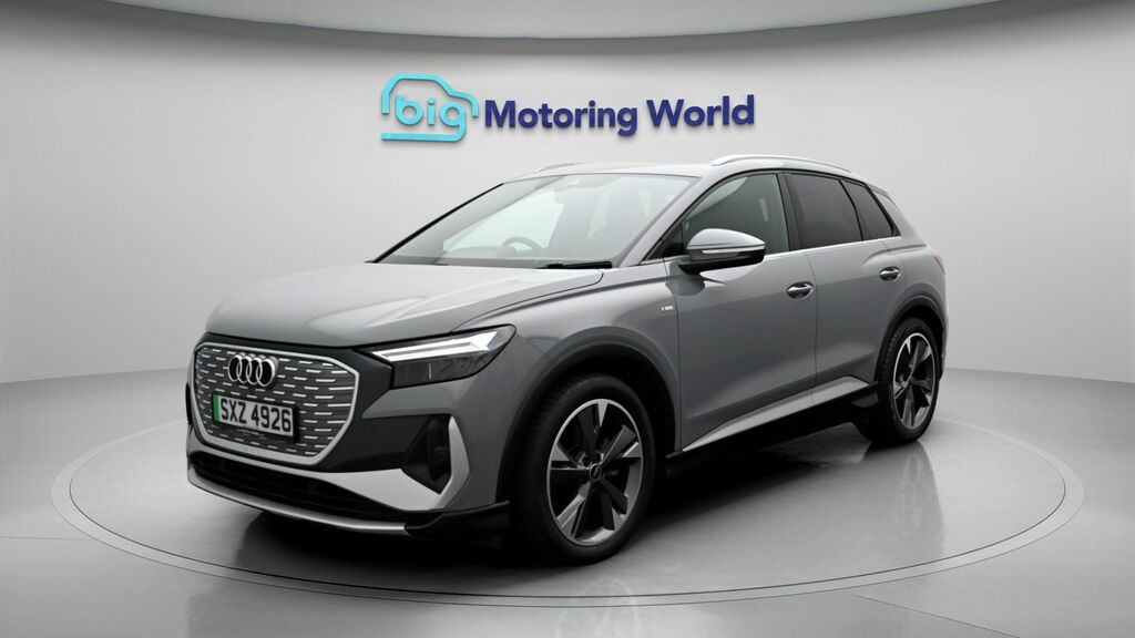 Audi Q4 E Tron S Line SXZ4926 Grey #3