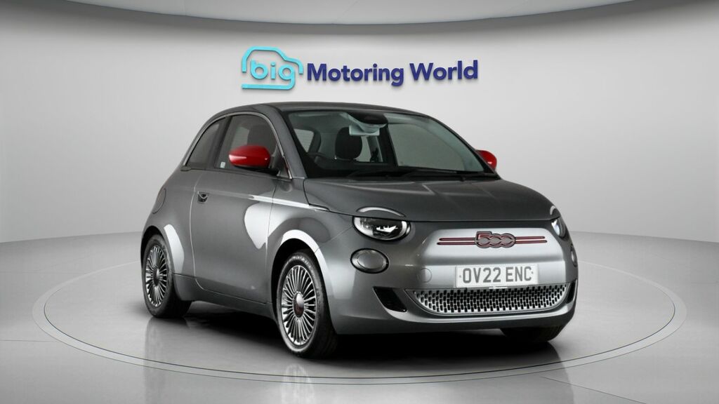 Fiat 500E Red OV22ENC Grey #2