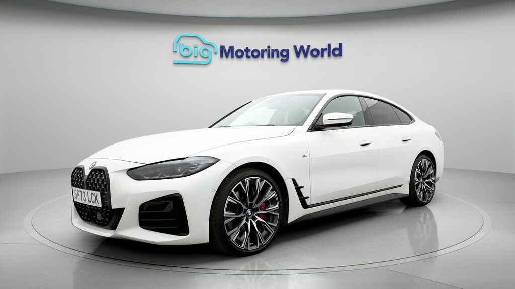 BMW 4 Series Gran Coupe M Sport White #3