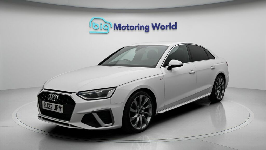 Audi A4 S Line White #3