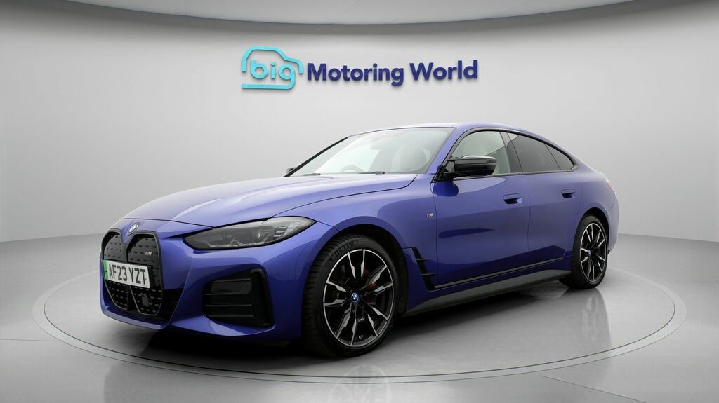 BMW i4 M50 Blue #3