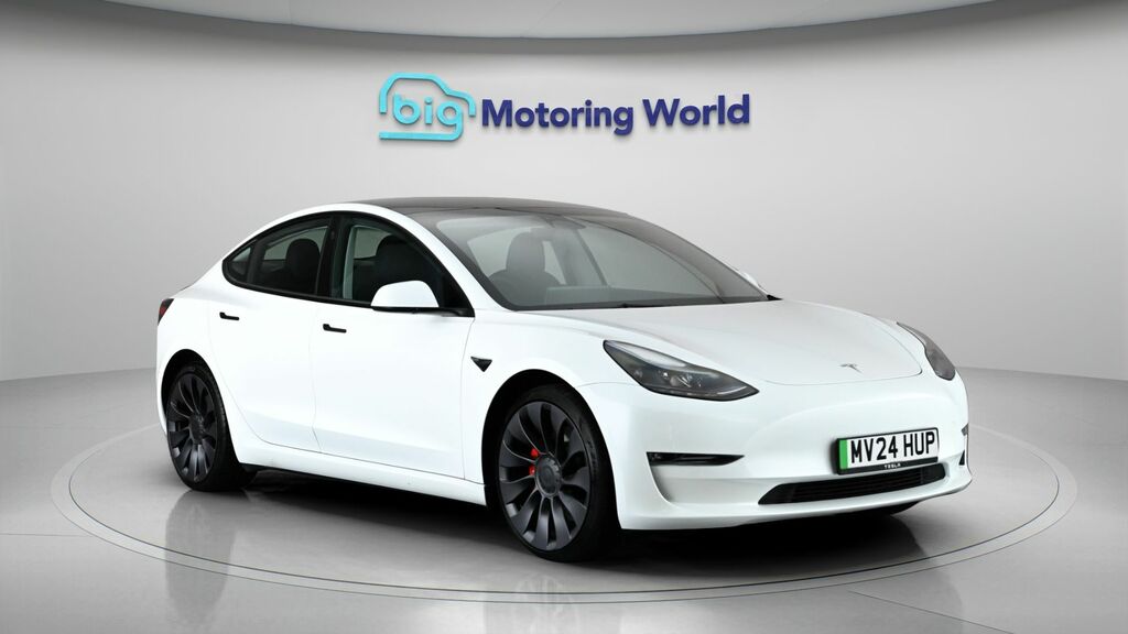 Tesla Model 3 Performance White