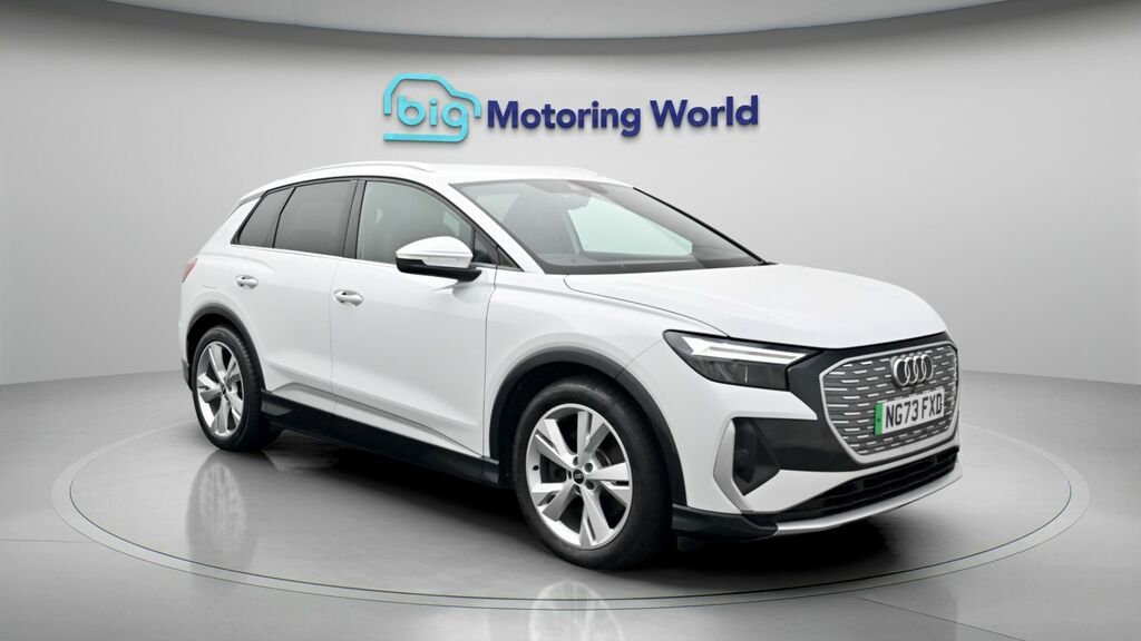 Audi Q4 E Tron S Line White