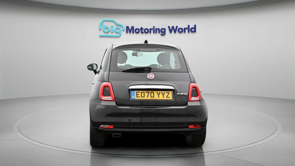 Fiat 500 Lounge Black #6