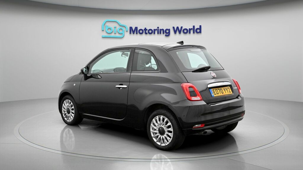 Fiat 500 Lounge Black #5