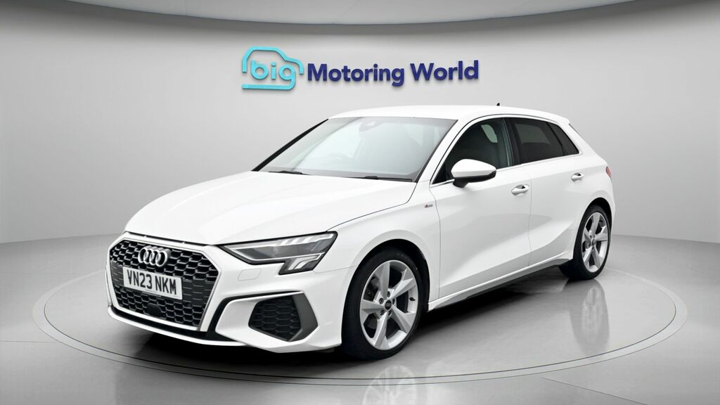 Audi A3 S Line VN23NKM White #3
