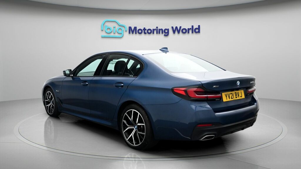 BMW 5 Series M Sport YV21BVJ Blue #5