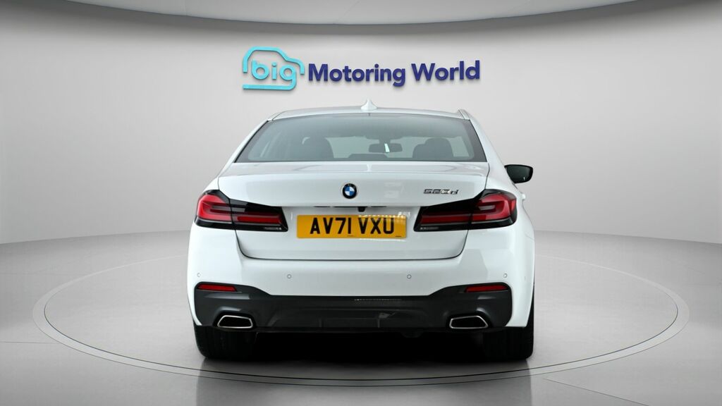 BMW 5 Series M Sport AV71VXU White #6