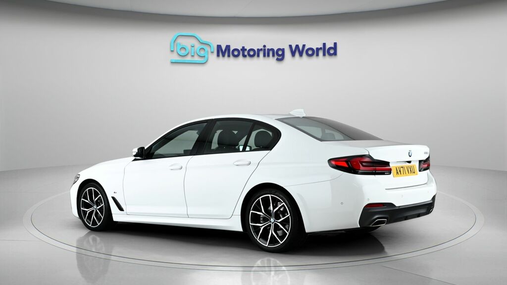 BMW 5 Series M Sport AV71VXU White #5