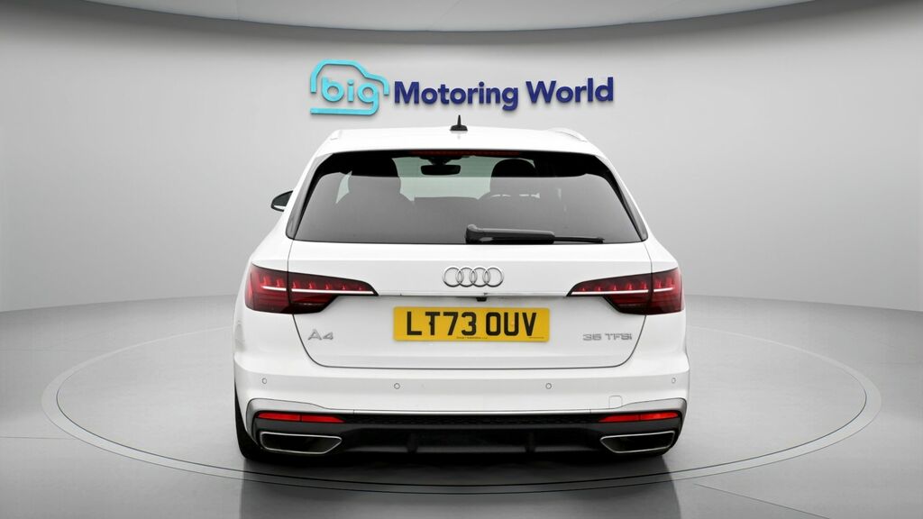 Audi A4 Avant S Line LT73OUV White #6