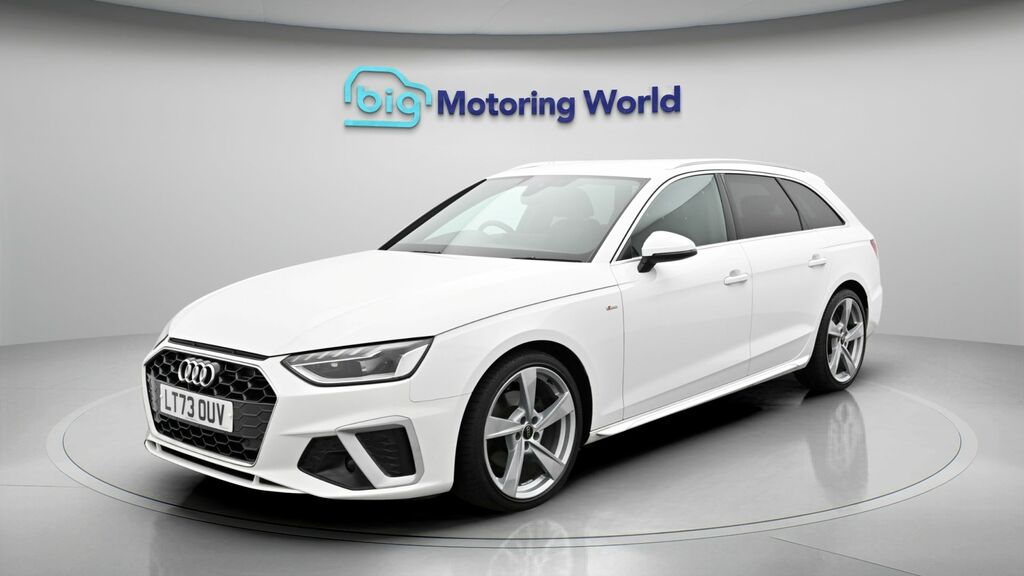 Audi A4 Avant S Line LT73OUV White #3