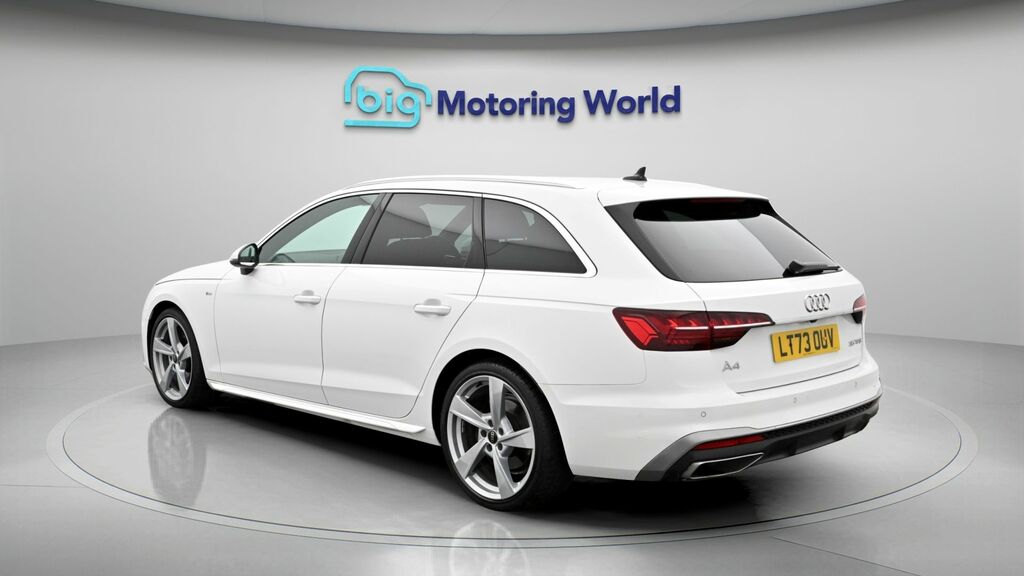 Audi A4 Avant S Line LT73OUV White #5