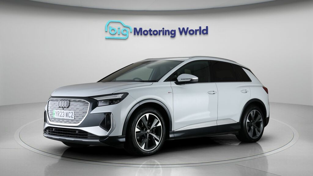 Audi Q4 E Tron S Line YR23WCZ White #3