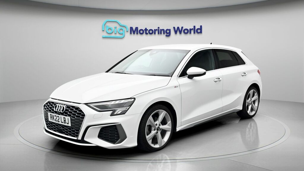 Audi A3 S Line RK22LBJ White #3