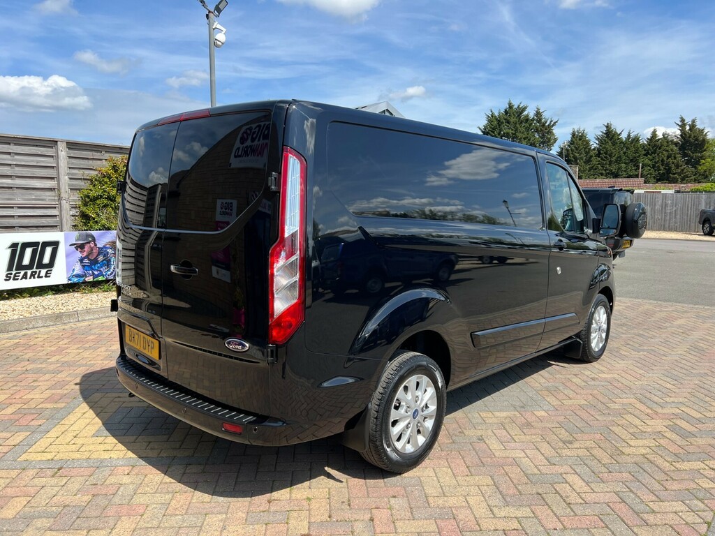 Ford Transit Custom 280 Tdci 170 L1h1 Limited Ecoblue Swb Low Roof Fwd BX71DYP Black #3