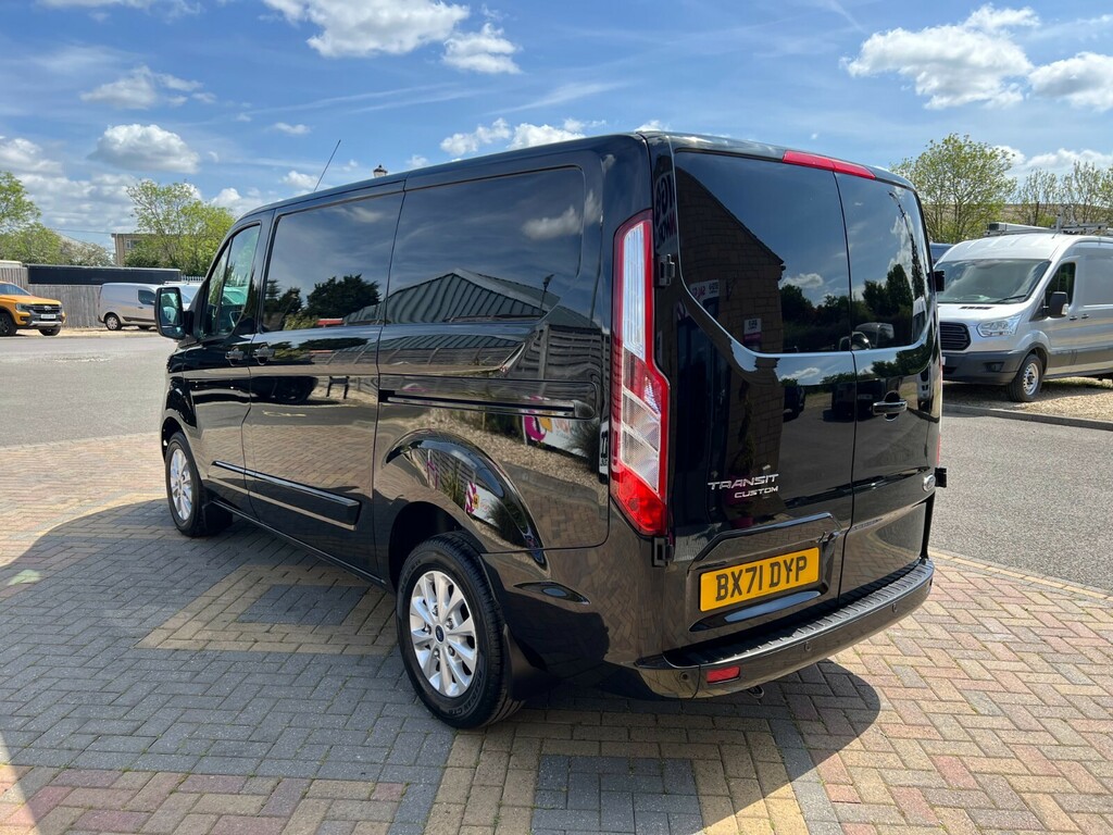 Ford Transit Custom 280 Tdci 170 L1h1 Limited Ecoblue Swb Low Roof Fwd BX71DYP Black #5