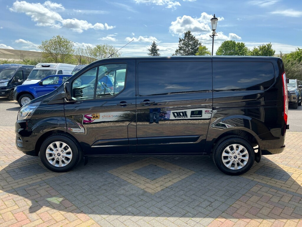 Ford Transit Custom 280 Tdci 170 L1h1 Limited Ecoblue Swb Low Roof Fwd BX71DYP Black #6