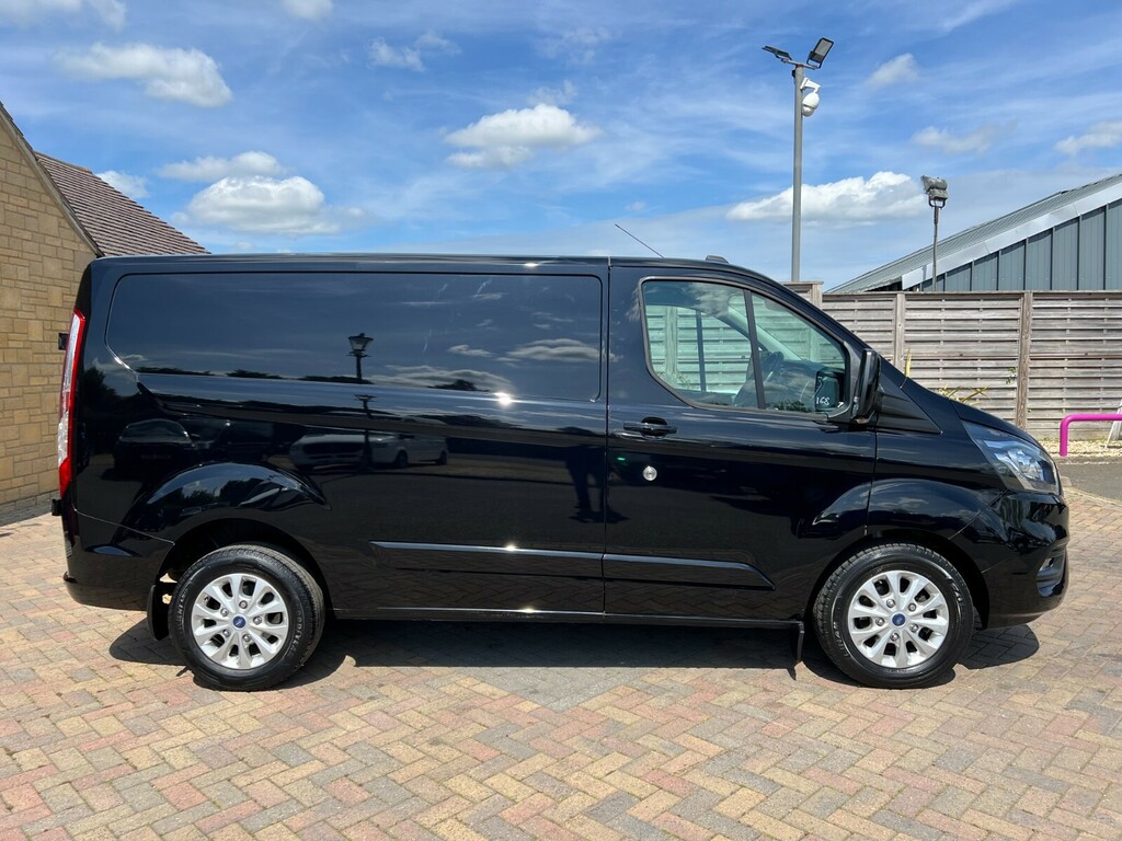 Ford Transit Custom 280 Tdci 170 L1h1 Limited Ecoblue Swb Low Roof Fwd BX71DYP Black #2