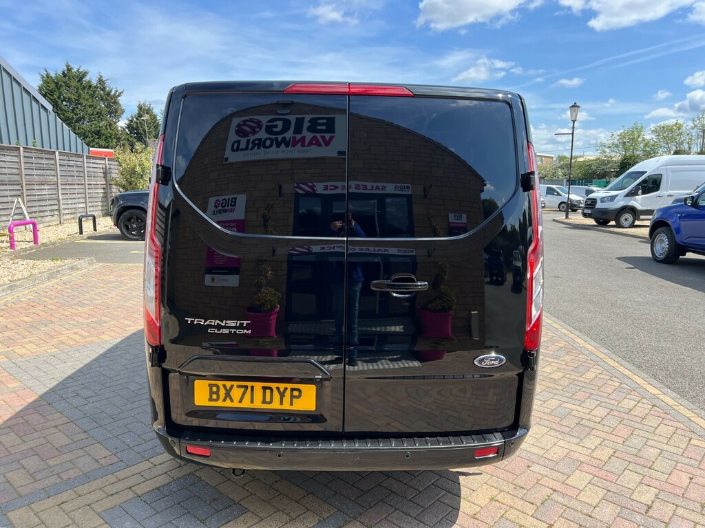 Ford Transit Custom 280 Tdci 170 L1h1 Limited Ecoblue Swb Low Roof Fwd BX71DYP Black #4