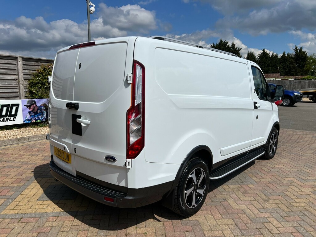 Ford Transit Custom 300 Tdci 130 L1h1 Active Ecoblue Swb Low Roof Fwd LD21DJN White #3