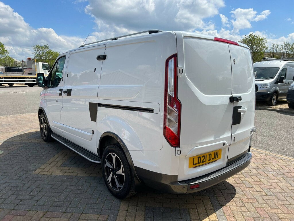 Ford Transit Custom 300 Tdci 130 L1h1 Active Ecoblue Swb Low Roof Fwd LD21DJN White #5