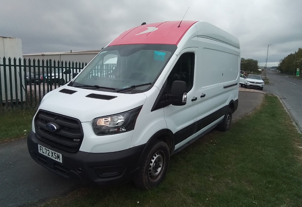 Ford Transit Custom 350 Tdci 130 L3h3 Leader Ecoblue Lwb High Roof Rwd FL72XSM White #6