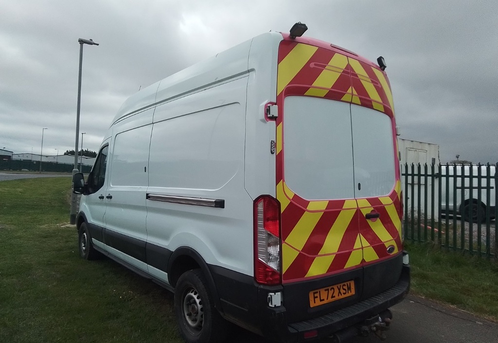 Ford Transit Custom 350 Tdci 130 L3h3 Leader Ecoblue Lwb High Roof Rwd FL72XSM White #4
