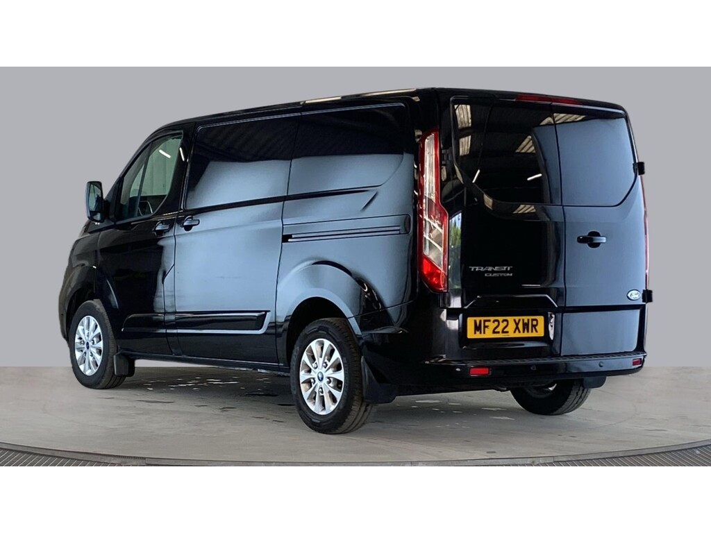 Ford Transit Custom 300 Tdci 130 L1h1 Limited Ecoblue Swb Low Roof Fwd MF22XWR Black #4