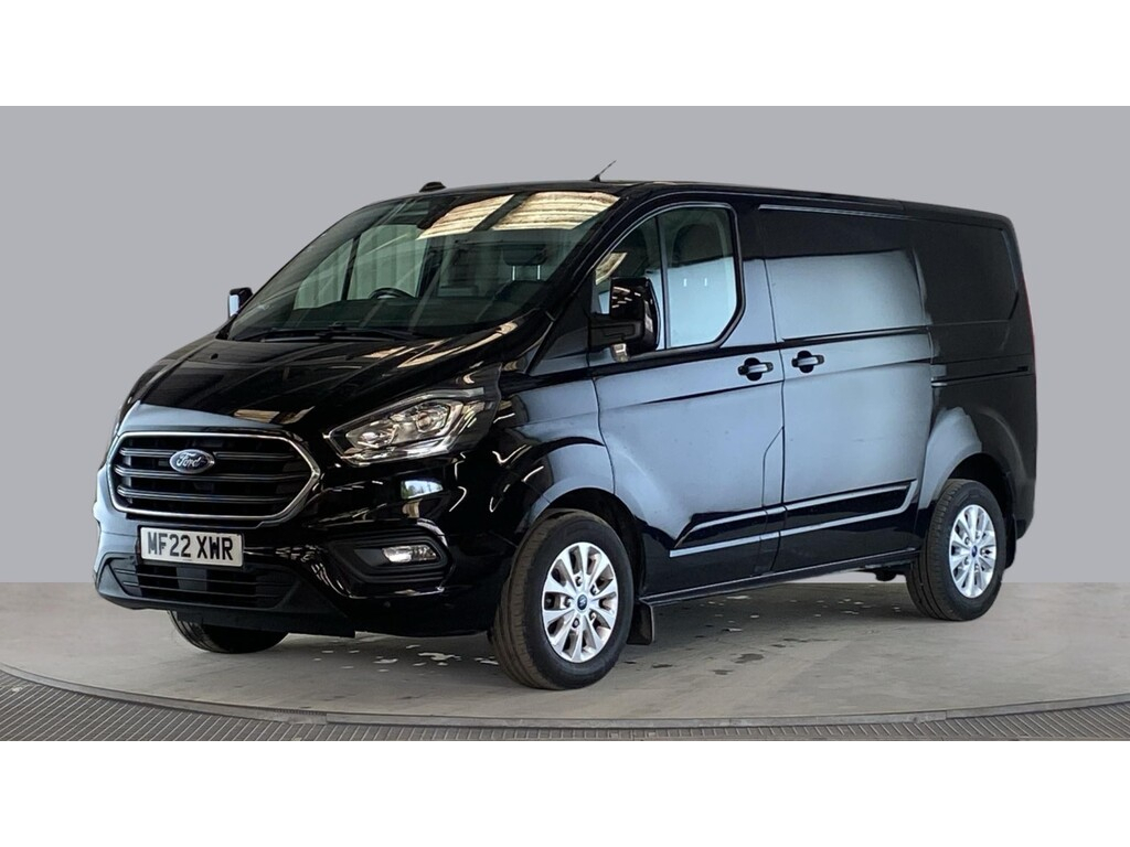 Ford Transit Custom 300 Tdci 130 L1h1 Limited Ecoblue Swb Low Roof Fwd MF22XWR Black #6